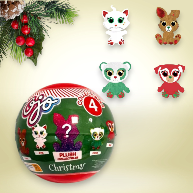 Karácsonyi plüss meglepetés figura