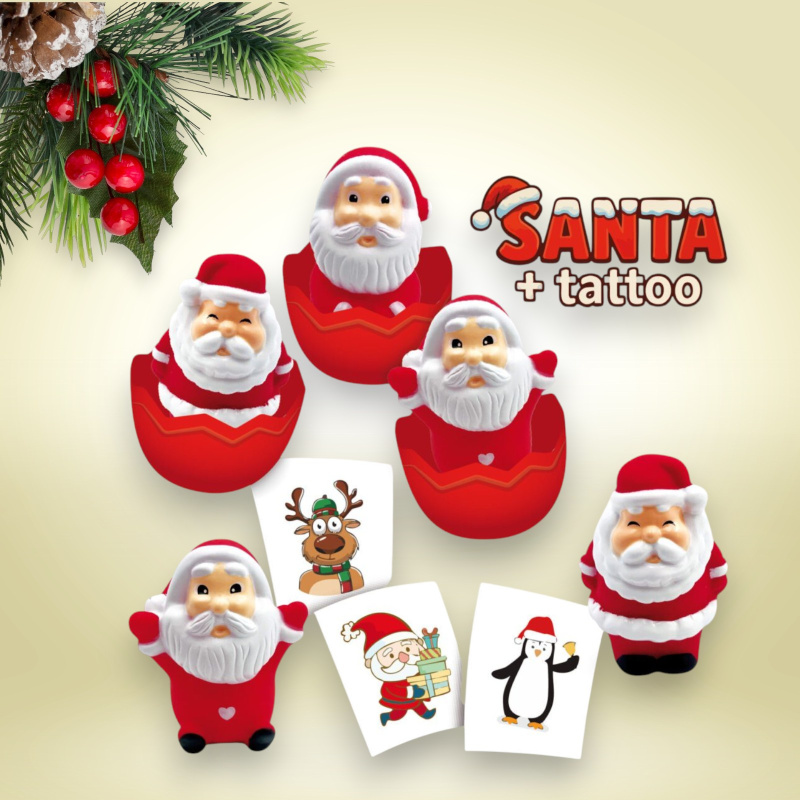 Mikulás figura és tetoválás