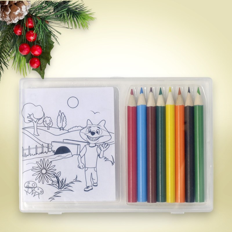 Színezőkészlet műanyag dobozban